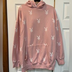 PLAYBOY X MISGUIDED Oversized Hoodie